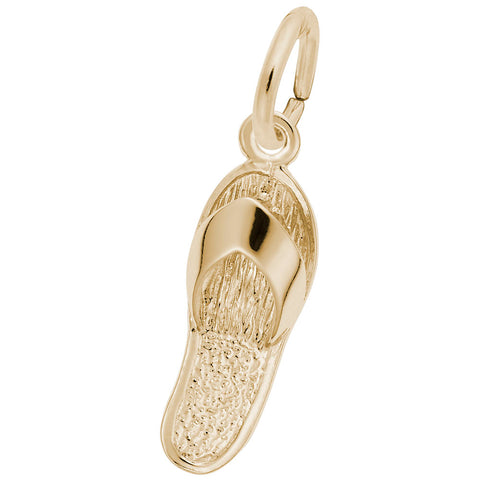 Sandal Charm In Yellow Gold