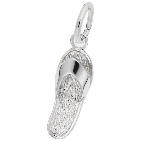 Sandal Charm In Sterling Silver