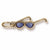 Sunglasses charm in Yellow Gold Plated hide-image