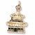 Oriental Temple charm in Yellow Gold Plated hide-image