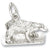 Polar Bear charm in Sterling Silver hide-image