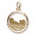 Richmond Skyline charm in Yellow Gold Plated hide-image