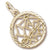 Whiteface Mountain Charm in 10k Yellow Gold hide-image