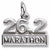Marathon charm in Sterling Silver hide-image