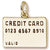 Credit Card charm in Yellow Gold Plated hide-image