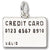 Credit Card charm in Sterling Silver hide-image