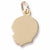 Boys Head Charm in 10k Yellow Gold hide-image