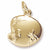 Babys Face charm in Yellow Gold Plated hide-image