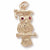 Owl charm in Yellow Gold Plated hide-image