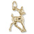 Fawn charm in Yellow Gold Plated hide-image