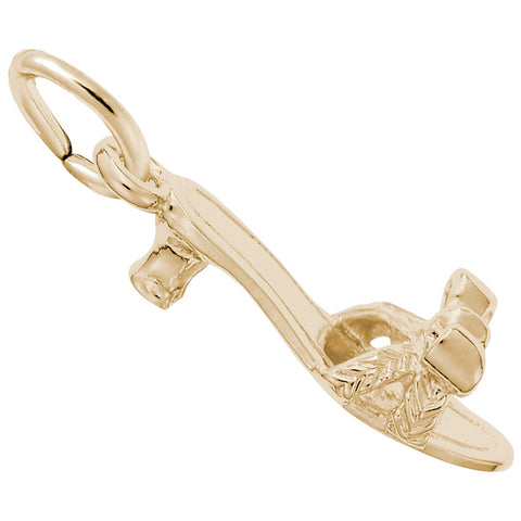 Shoe Charm In Yellow Gold
