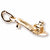 Shoe charm in Yellow Gold Plated hide-image