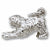 Old Eng. Sheepdog charm in 14K White Gold hide-image