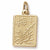 Mahjong Tile charm in Yellow Gold Plated hide-image