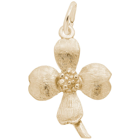 Dogwood Charm in Yellow Gold Plated