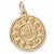 Las Vegas Poker Chip charm in Yellow Gold Plated hide-image