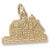 Rockland ME. Lighthouse Charm in 10k Yellow Gold hide-image