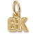 8K Race charm in Yellow Gold Plated hide-image
