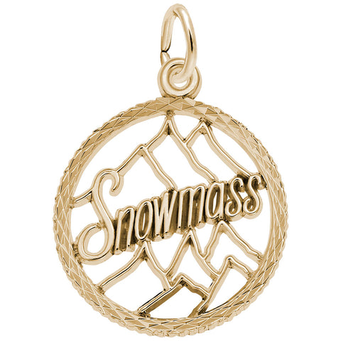 Snowmass Charm In Yellow Gold