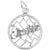 Ellicottville Charm In Sterling Silver