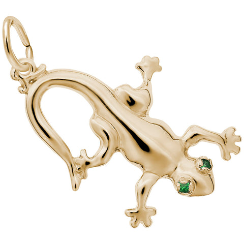 Gecko Charm In Yellow Gold