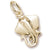Sting Ray charm in Yellow Gold Plated hide-image