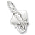 Sting Ray charm in Sterling Silver hide-image