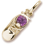 June Birthstone charm in Yellow Gold Plated hide-image