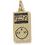 Personal Listening Device charm in Yellow Gold Plated hide-image