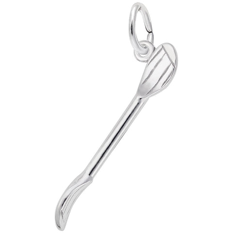 Kayak Paddle Charm In Sterling Silver