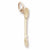 Kayak Paddle charm in Yellow Gold Plated hide-image
