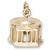 Jefferson Memorial charm in Yellow Gold Plated hide-image