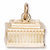 Lincoln Memorial Charm in 10k Yellow Gold hide-image