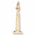 Washington Monument charm in Yellow Gold Plated hide-image