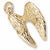 Angel Wings charm in Yellow Gold Plated hide-image