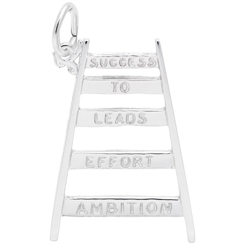 Ladder Of Success Charm In Sterling Silver