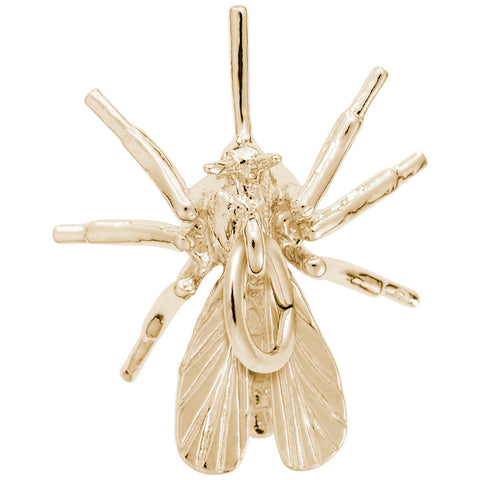 Mosquito Charm in Yellow Gold Plated