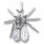 Mosquito charm in Sterling Silver hide-image
