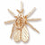 Mosquito charm in Yellow Gold Plated hide-image