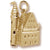 Castle charm in Yellow Gold Plated hide-image