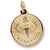 Track And Field charm in Yellow Gold Plated hide-image