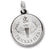 Track And Field charm in 14K White Gold hide-image
