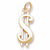 Dollar Sign charm in Yellow Gold Plated hide-image