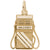 Gas Pump Charm in Yellow Gold Plated