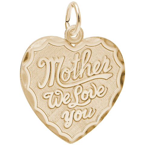 Mother Charm In Yellow Gold