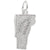 Montpelier Vermont Charm In Sterling Silver