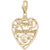 Anniversary Charm in Yellow Gold Plated