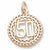 Number 50 in Yellow Gold Plated hide-image