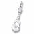 Guitar charm in Sterling Silver hide-image