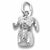Sheep Head charm in 14K White Gold hide-image